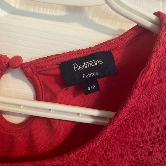 Pink Lace Reitmans Tank - Picture 2 of 3